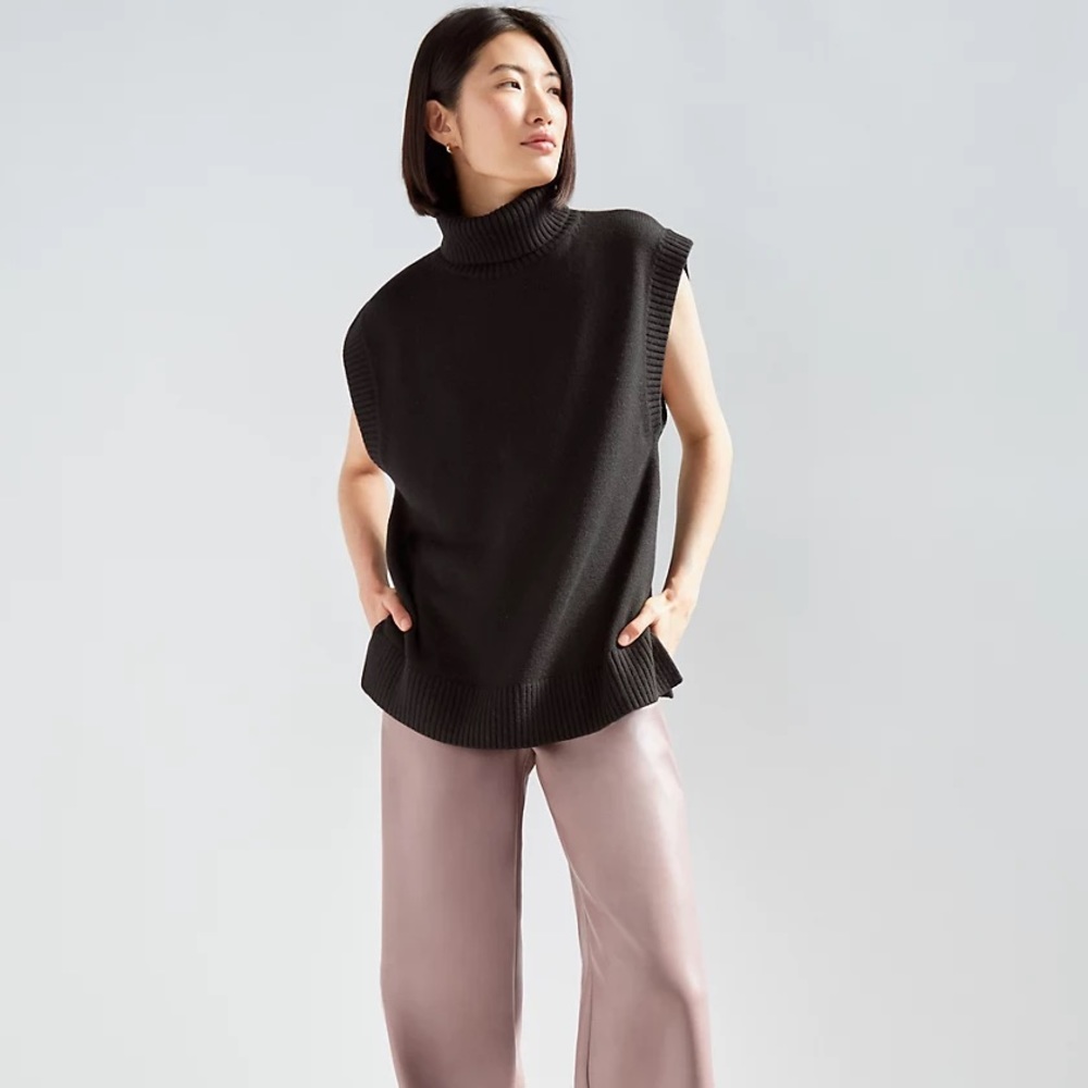 CREAM Aritzia Babaton Byline Vest - Matte Pearl (Small)